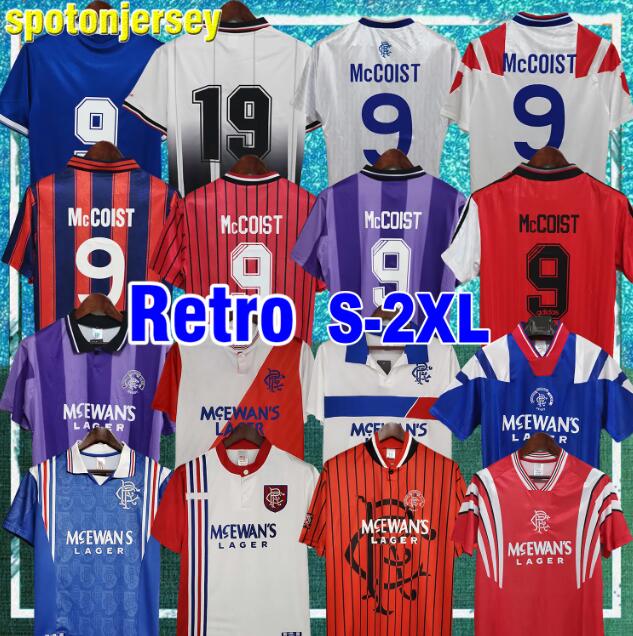 1996 97 Glasgow Rangers Retro Soccer jerseys 90 93 Northern Ireland home blue #8 GASCOIGNE #11 LAUDRUP #9 MCCOIST #3 ALBERTZ football Shirts
1996 97 Glasgow Rangers Retro Soccer jerseys 90 93 Northern Ireland home blue #8 GASCOIGNE #11 LAUDRUP #9 MCCOIST #3 ALBERTZ football Shirts