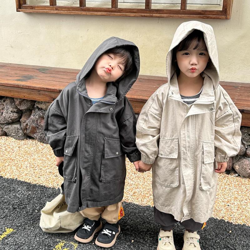 Coat Korean Style 2023 Children Oversized Hooded Trench Jackets Boys And Girls Fashion Loose Solid Color Long Coats Outwears, Beige
Coat Korean Style 2023 Children Oversized Hooded Trench Jackets Boys And Girls Fashion Loose Solid Color Long Coats Outwears, Beige