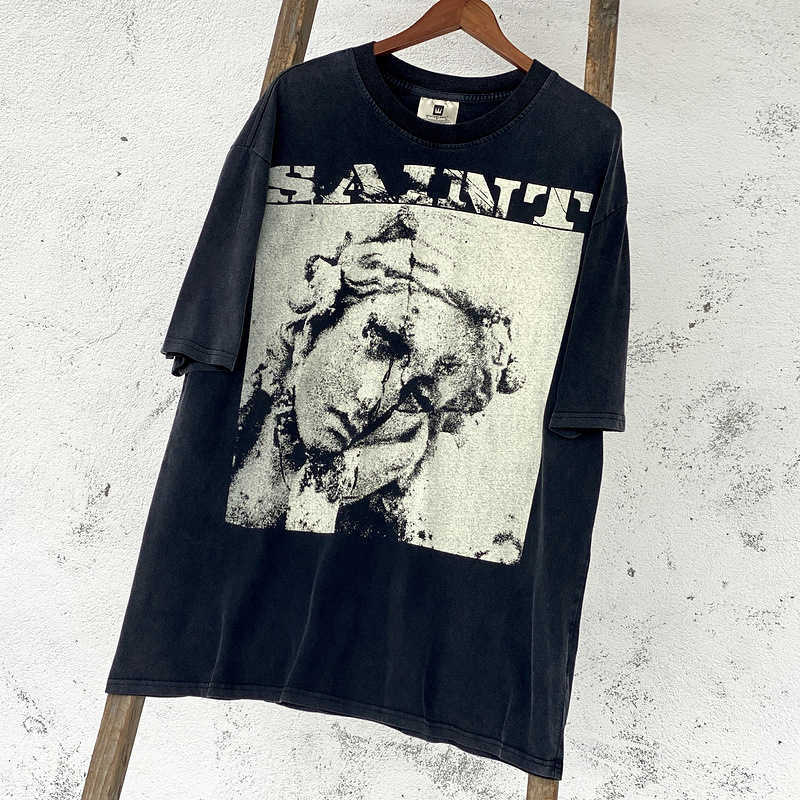 Fashion designer luxury SAINT MICHAEL CHO Venus Tears Limited High Street Made Old Wash Vintage Short Sleeve super high quality, Black6
Fashion designer luxury SAINT MICHAEL CHO Venus Tears Limited High Street Made Old Wash Vintage Short Sleeve super high quality, Black6