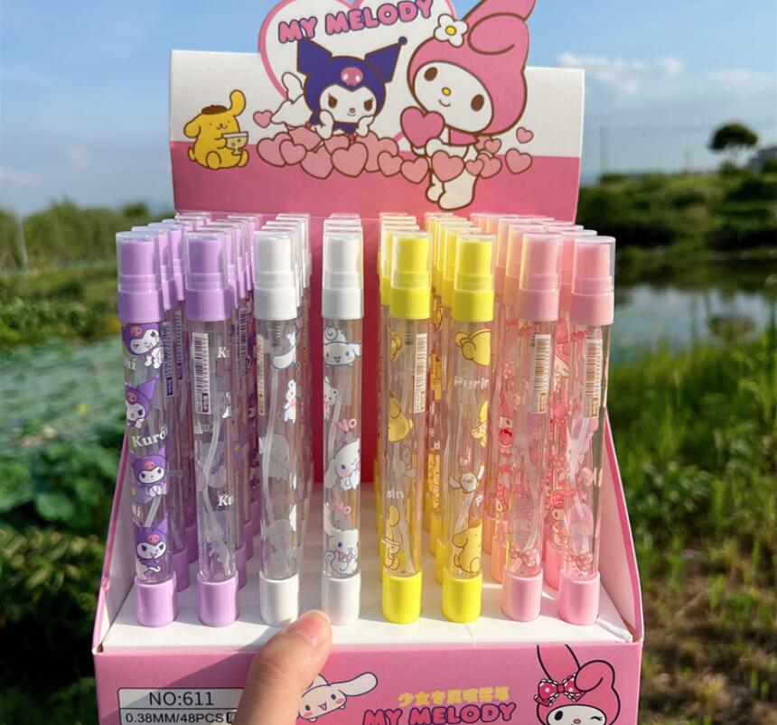 48 pcs/set Cute Melody Print Student Black Gel Pen With Perfume spray Bottle Smooth Writing Supplies 0.38mm Stationery School Supplies
48 pcs/set Cute Melody Print Student Black Gel Pen With Perfume spray Bottle Smooth Writing Supplies 0.38mm Stationery School Supplies