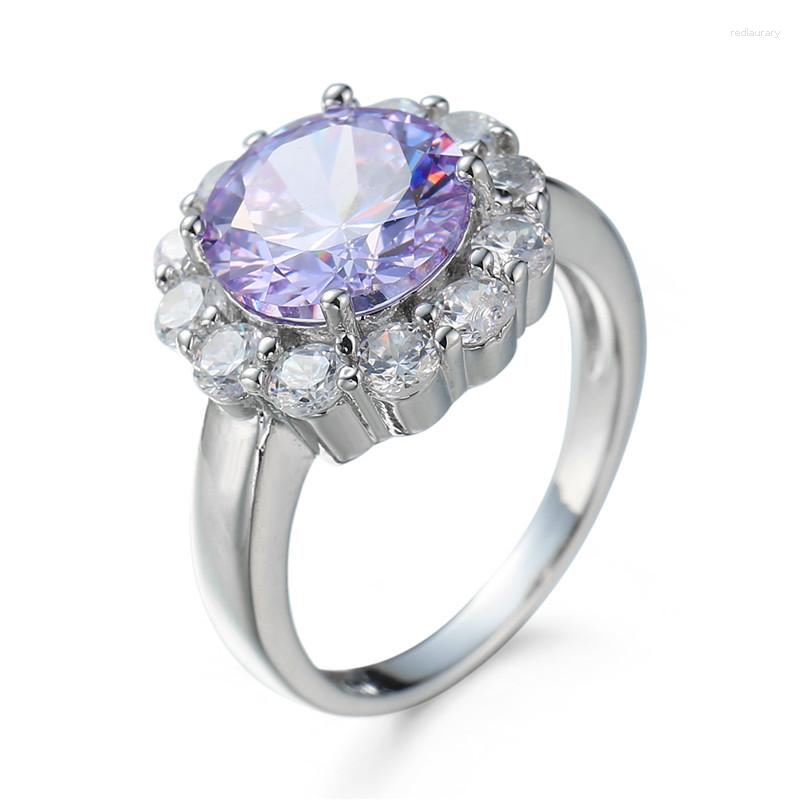 Wedding Rings Fashion Flower Blue Cubic Zirconia Ring For Women Luxury Stainless Steel Cocktail Party Jewelry Size 6-10
Wedding Rings Fashion Flower Blue Cubic Zirconia Ring For Women Luxury Stainless Steel Cocktail Party Jewelry Size 6-10
