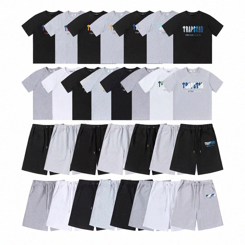 Trapstar Mens T Shirt Pants 2 Piece Sets Designer Rainbow Towel Embroidery Decoding Summer Tshirts Men Black White Round Neck T-shirt E0Fl#, Suit-10
Trapstar Mens T Shirt Pants 2 Piece Sets Designer Rainbow Towel Embroidery Decoding Summer Tshirts Men Black White Round Neck T-shirt E0Fl#, Suit-10