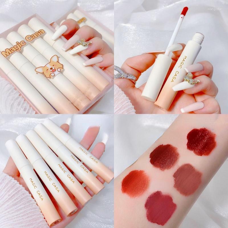 Lip Gloss HEALLOR 5Pcs Matte Velvet Set Waterproof Long-lasting Liquid Lipstick Red Tint Beauty Keep 24 Hours Korean Makeup, Picture shown
Lip Gloss HEALLOR 5Pcs Matte Velvet Set Waterproof Long-lasting Liquid Lipstick Red Tint Beauty Keep 24 Hours Korean Makeup, Picture shown