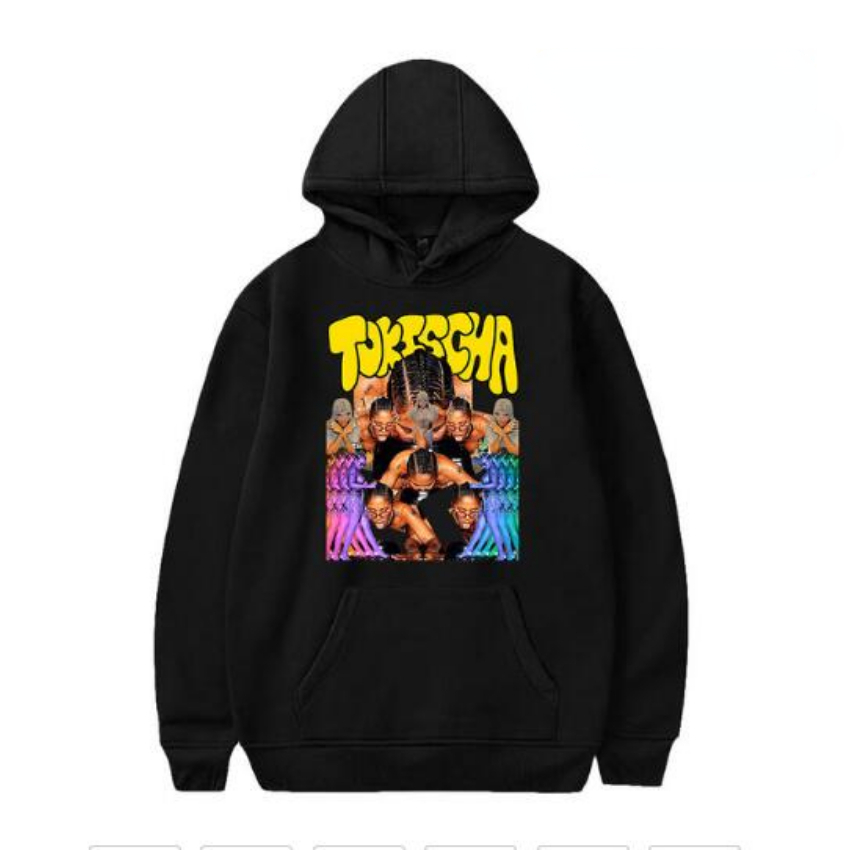 Singer Tokischa Merch Oversized Women/Men Hoodie Sweatshirt Streetwear Hip Hop Pullover Hooded Jacket Outerwear Casual Tracksuit, 002
Singer Tokischa Merch Oversized Women/Men Hoodie Sweatshirt Streetwear Hip Hop Pullover Hooded Jacket Outerwear Casual Tracksuit, 002