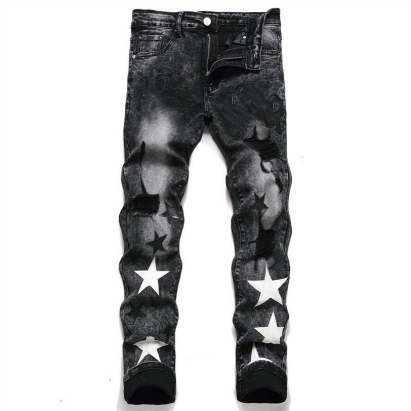 2023 mens designer jeans black jeans high quality mens skinny jeans long straight regular modern letter Patchwork Ripped For Trend Brand Motorcycle Pants tops 29-38, 13
2023 mens designer jeans black jeans high quality mens skinny jeans long straight regular modern letter Patchwork Ripped For Trend Brand Motorcycle Pants tops 29-38, 13