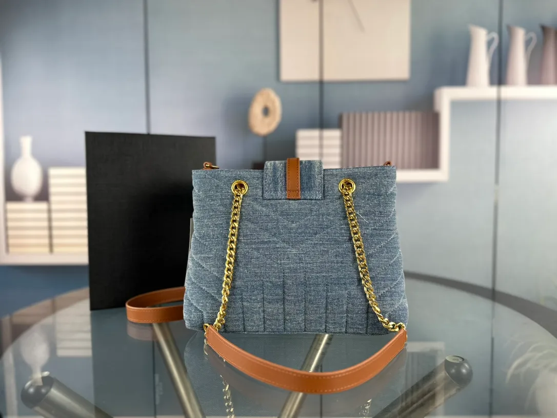 LouLou Puffer Washed Denim Bag Luxury Designer Bag Women's Shopping Wallet Denim Handbag Down Chain One Shoulder Crossbody Bag Medium, Cowboy
LouLou Puffer Washed Denim Bag Luxury Designer Bag Women's Shopping Wallet Denim Handbag Down Chain One Shoulder Crossbody Bag Medium, Cowboy