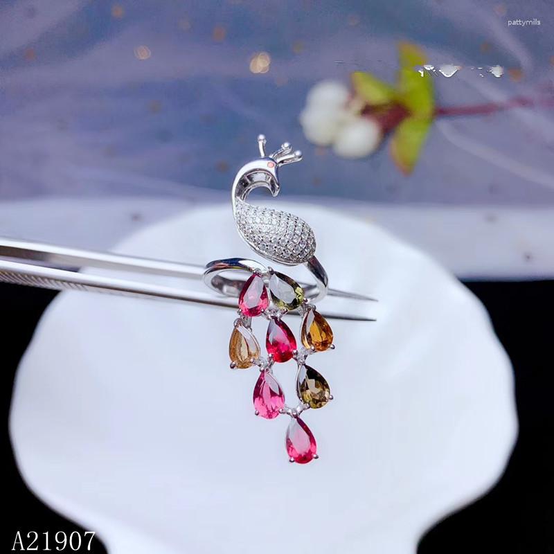 Cluster Rings KJJEAXCMY Boutique Jewelry 925 Sterling Silver Inlaid Natural Tourmaline Female Ring Support Detection Of Peacock
Cluster Rings KJJEAXCMY Boutique Jewelry 925 Sterling Silver Inlaid Natural Tourmaline Female Ring Support Detection Of Peacock