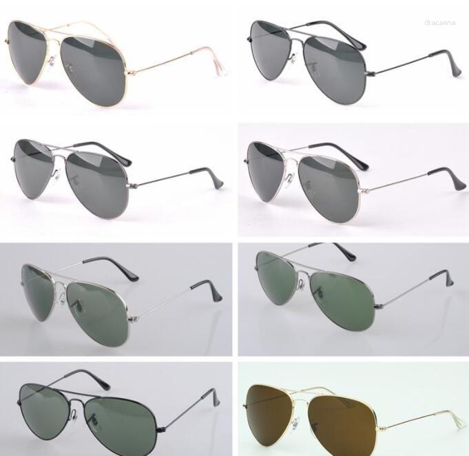 Sunglasses Designer Brand Mens Women Mirror Classic Round UV400 Eyewear Metal Gold Frame Sun Glasses Polaroid Glass Lens With Box
Sunglasses Designer Brand Mens Women Mirror Classic Round UV400 Eyewear Metal Gold Frame Sun Glasses Polaroid Glass Lens With Box