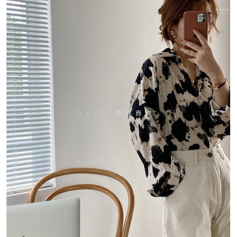 Women's Blouses Vintage Tie Dyed Shirt Tops Ladies Spring Long Sleeve Printing Loose Blouse Korean Fashion Women Clothing, Light brown
Women's Blouses Vintage Tie Dyed Shirt Tops Ladies Spring Long Sleeve Printing Loose Blouse Korean Fashion Women Clothing, Light brown