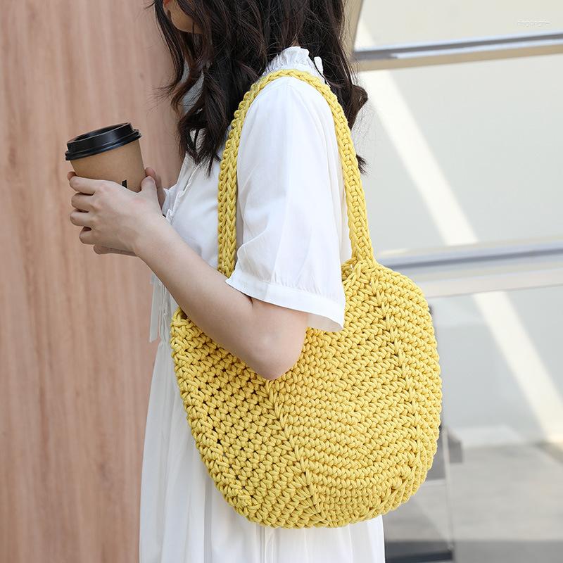 Evening Bags Korean Style Woven Beach Bag Shoulder For Women Ins Fashion Casual Handbag, Green
Evening Bags Korean Style Woven Beach Bag Shoulder For Women Ins Fashion Casual Handbag, Green