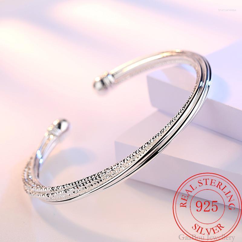 Bangle Fashion 925 Stamp Silver Color Woman Charm Linellae Adjustable Girls Party Jewelry GiftsBangleBangle Raym22
Bangle Fashion 925 Stamp Silver Color Woman Charm Linellae Adjustable Girls Party Jewelry GiftsBangleBangle Raym22