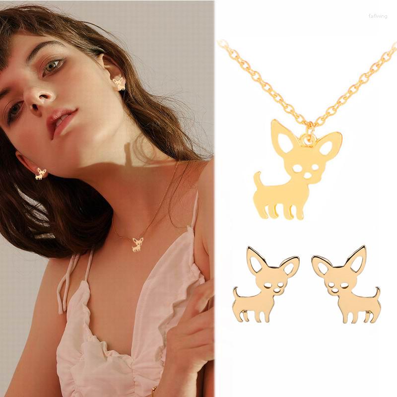 Necklace Earrings Set 2Pcs/Set 2 Colors Cartoon Party Girl Gift Dog Pendant Chain Gold Plated Mini, Picture shown
Necklace Earrings Set 2Pcs/Set 2 Colors Cartoon Party Girl Gift Dog Pendant Chain Gold Plated Mini, Picture shown