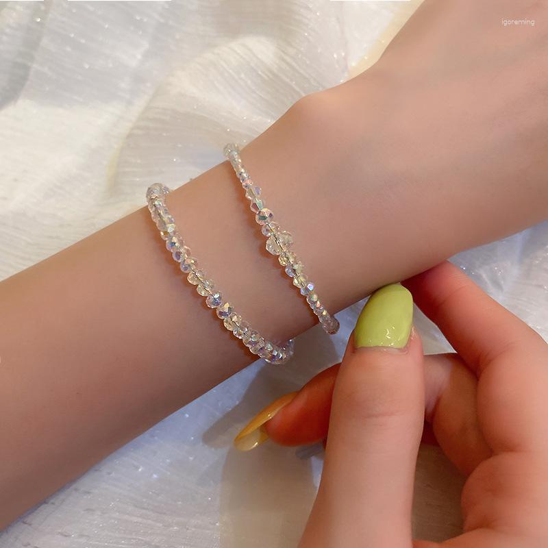 Link Bracelets 2 Pcs Luxury Korean Sweet Crystal Cuff For Women Bling White Rhinestone Pearl Beads Bangles Girls Party Jewelry Gift
Link Bracelets 2 Pcs Luxury Korean Sweet Crystal Cuff For Women Bling White Rhinestone Pearl Beads Bangles Girls Party Jewelry Gift