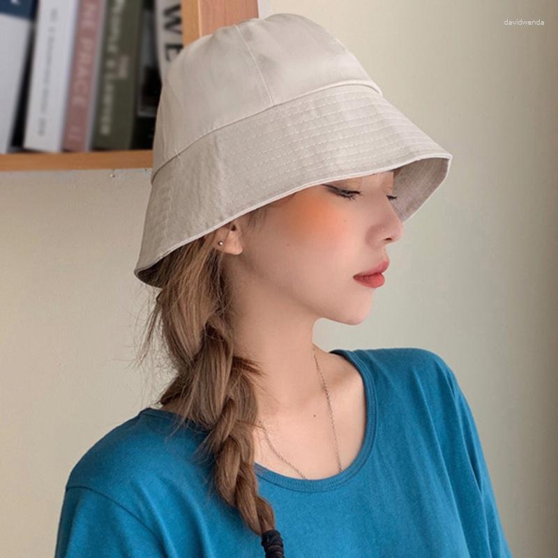 Berets Men Women Solid Bucket Hat Two Side Wear Unisex Bob Caps Hip Hop Gorros Summer Panama Cap Beach Sun Fishing Boonie
Berets Men Women Solid Bucket Hat Two Side Wear Unisex Bob Caps Hip Hop Gorros Summer Panama Cap Beach Sun Fishing Boonie