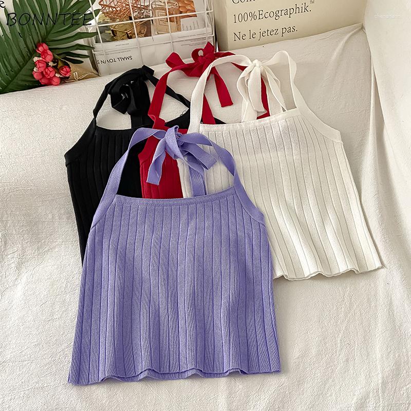 Women's Tanks Knitted Camisoles Women Bandage Cropped Korean Style Design Summer Feminino Sexy High Street Cozy Ins Casual Simple Pure, Black
Women's Tanks Knitted Camisoles Women Bandage Cropped Korean Style Design Summer Feminino Sexy High Street Cozy Ins Casual Simple Pure, Black
