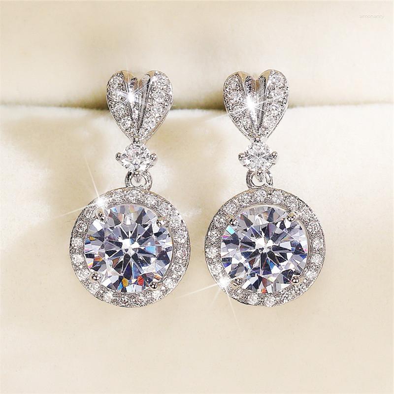 Dangle Earrings TENGTENGFIT Silver Color Crystal Cubic Zirconia Drop For Women Fashion Simple Ear Trend Vintage Korean Jewelry Party
Dangle Earrings TENGTENGFIT Silver Color Crystal Cubic Zirconia Drop For Women Fashion Simple Ear Trend Vintage Korean Jewelry Party