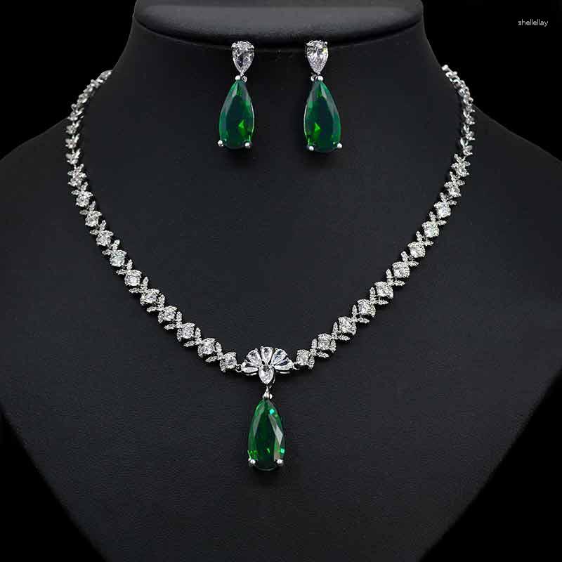 Necklace Earrings Set 2023 Luxury Shiny Water Drop Cubic Zirconia Earring For Women High Quality Fashion Party Wedding Jewelry, Picture shown
Necklace Earrings Set 2023 Luxury Shiny Water Drop Cubic Zirconia Earring For Women High Quality Fashion Party Wedding Jewelry, Picture shown