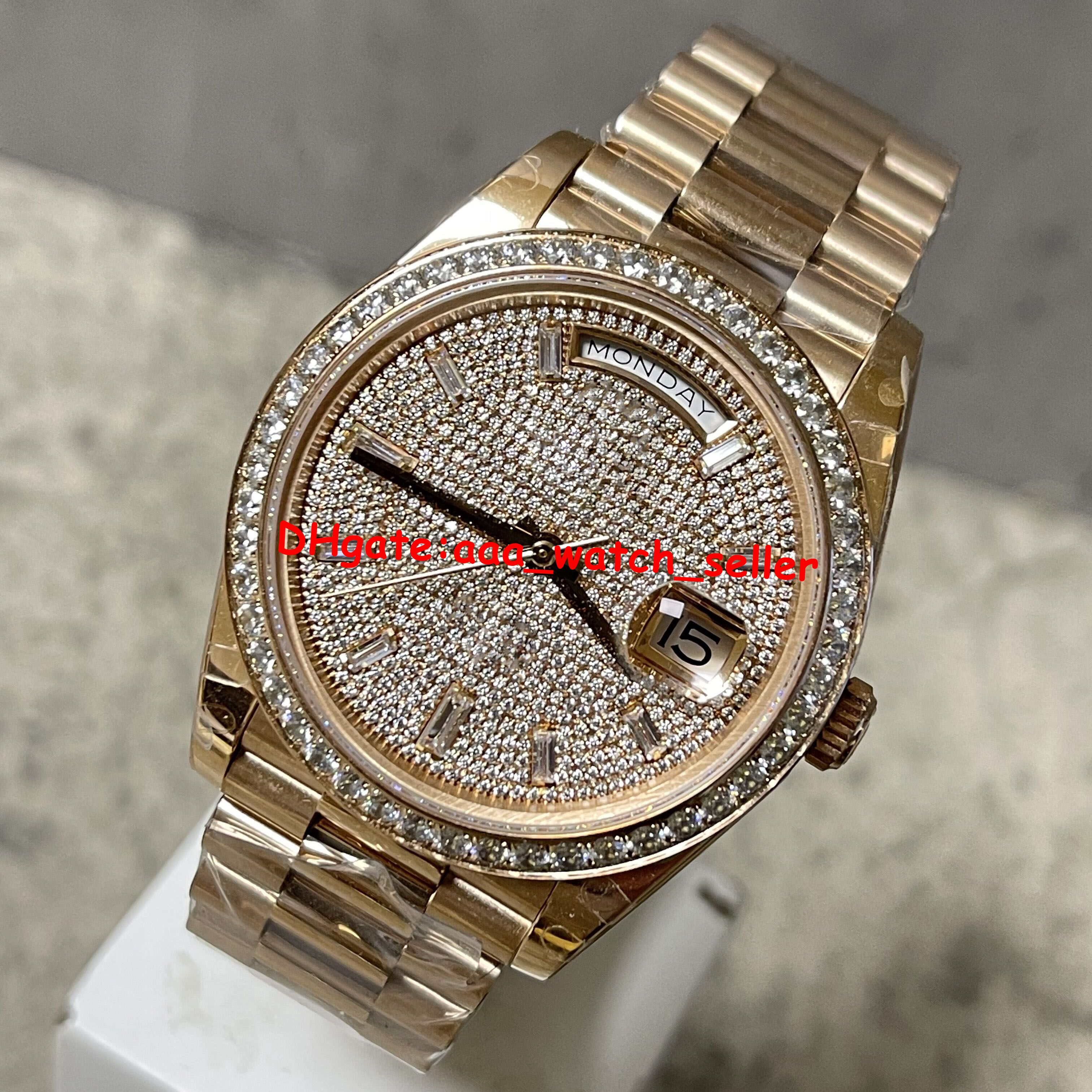 BP factory luxury mens watches 40mm 228235 228345 228345rbr round diamond bezel automatic movement 2 end links presidential bracelet sapphire sport wristwatches, P1
BP factory luxury mens watches 40mm 228235 228345 228345rbr round diamond bezel automatic movement 2 end links presidential bracelet sapphire sport wristwatches, P1