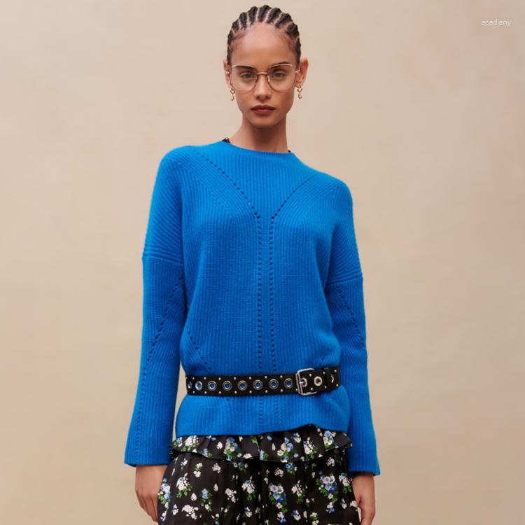 Women' Knits EOS Spring 2023 French Versatile Solid Color Hollow Mesh Jersey Sweater High Fashion Elegance M Brand, Blue
Women' Knits EOS Spring 2023 French Versatile Solid Color Hollow Mesh Jersey Sweater High Fashion Elegance M Brand, Blue