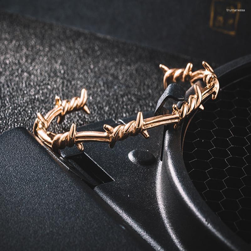 Bangle Vintage Twisted Winding Thorns Bracelet For Men Cool Cuff Fashion Jewelry Gifts Raym22
Bangle Vintage Twisted Winding Thorns Bracelet For Men Cool Cuff Fashion Jewelry Gifts Raym22