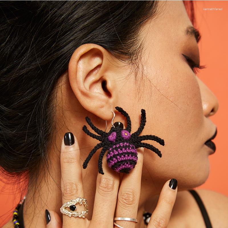 Dangle Earrings R105 Original Design Cotton Knit For Women Party Exaggeration Halloween Black Spider Charm Jewelry
Dangle Earrings R105 Original Design Cotton Knit For Women Party Exaggeration Halloween Black Spider Charm Jewelry