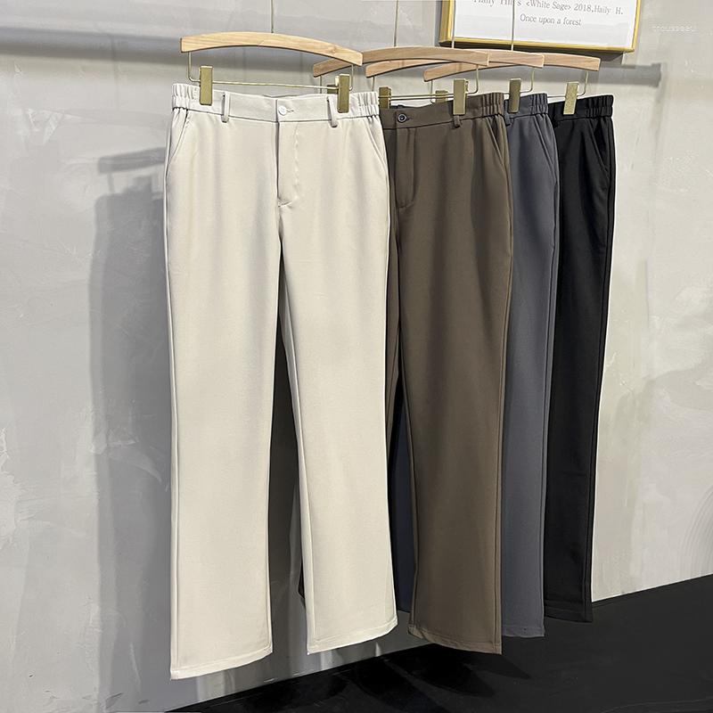 Men's Pants 2023 Summer Slim Suit For Men Korean Fashion Straight Thin Drape Business Casual Solid Color Trousers Male Khaki Gray
Men's Pants 2023 Summer Slim Suit For Men Korean Fashion Straight Thin Drape Business Casual Solid Color Trousers Male Khaki Gray