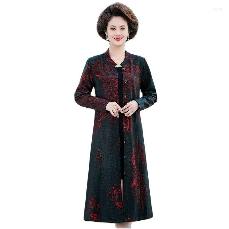 Casual Dresses Windbreaker Jacket Women's Loose High-end Printing Mother's Coat Large Size Long-sleeved Dress Skirt Long Section, Yellow
Casual Dresses Windbreaker Jacket Women's Loose High-end Printing Mother's Coat Large Size Long-sleeved Dress Skirt Long Section, Yellow