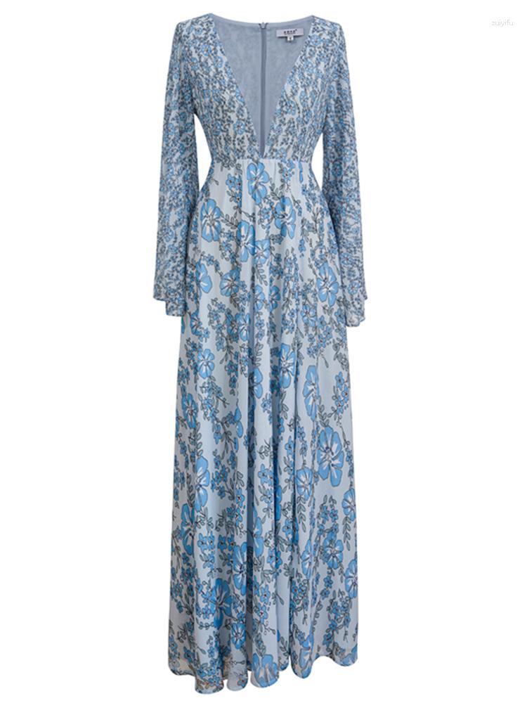 Casual Dresses Sweetsince Sexy Dress Deep V-Neck Long Sleeve Spring Summer Women High Waist Split Quality Chiffon Print 2023 Designer, Mixed color
Casual Dresses Sweetsince Sexy Dress Deep V-Neck Long Sleeve Spring Summer Women High Waist Split Quality Chiffon Print 2023 Designer, Mixed color