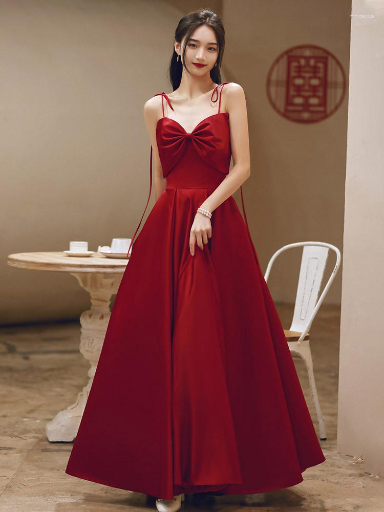 Party Dresses Charming Wine Red Cocktail For Women Sexy Spaghetti Strap Lace-Up Bow Strapless A-Line Backless Exquisite Banquet Gowns
Party Dresses Charming Wine Red Cocktail For Women Sexy Spaghetti Strap Lace-Up Bow Strapless A-Line Backless Exquisite Banquet Gowns