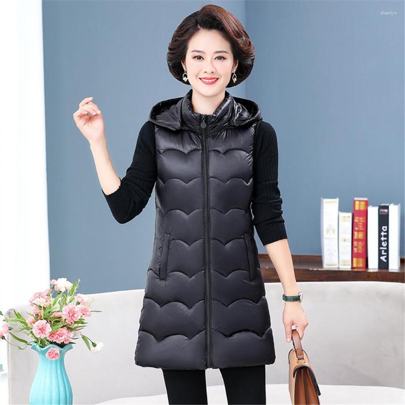 Women's Vests 3XL 4XL Casual Vest Tops Middle Aged Mother Down Cotton Waistcoat Jacket Autumn Winter Sleeveless Slim Removable Hooded, Black
Women's Vests 3XL 4XL Casual Vest Tops Middle Aged Mother Down Cotton Waistcoat Jacket Autumn Winter Sleeveless Slim Removable Hooded, Black