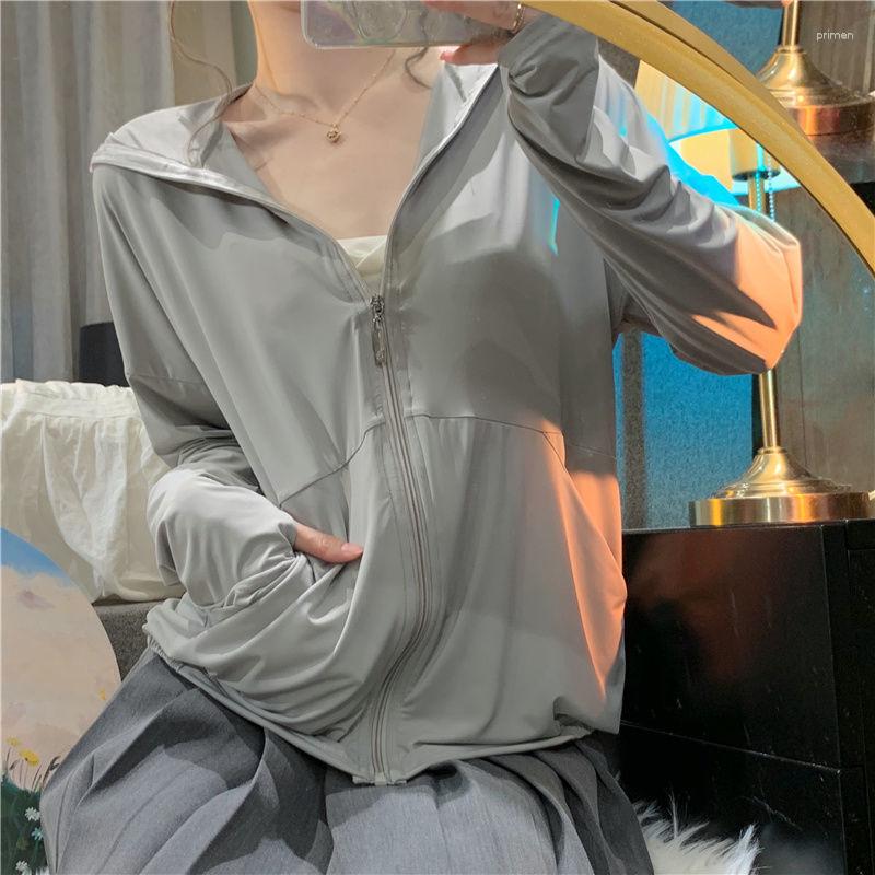 Women' Jackets Women Thin Cardigan Summer Long Sleeve Top Female Sun Protection Cover Solid Color Mesh Sunscreen Shirt Pleated Coats Clothe, Gray
Women' Jackets Women Thin Cardigan Summer Long Sleeve Top Female Sun Protection Cover Solid Color Mesh Sunscreen Shirt Pleated Coats Clothe, Gray
