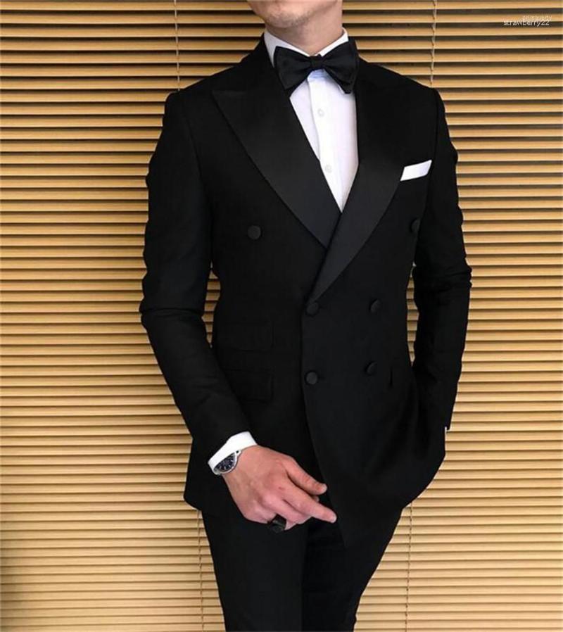 Men's Suits Men's 2023 Black Double Breasted Men Groom Tuxedos For Wedding SuitsTwo Pieces (Jacket Pants) Formal Man Blazer Latest, As picture13
Men's Suits Men's 2023 Black Double Breasted Men Groom Tuxedos For Wedding SuitsTwo Pieces (Jacket Pants) Formal Man Blazer Latest, As picture13
