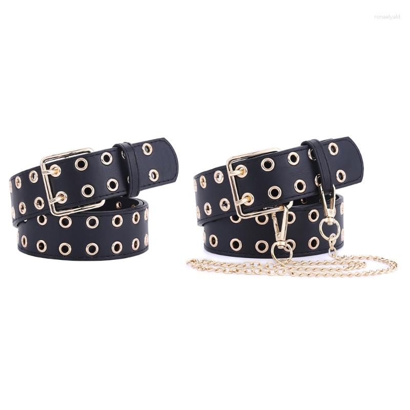 Belts Rock Bands PU Belt With Detachable Chain Women Men Punk And Roll H7EF, Black no chain
Belts Rock Bands PU Belt With Detachable Chain Women Men Punk And Roll H7EF, Black no chain