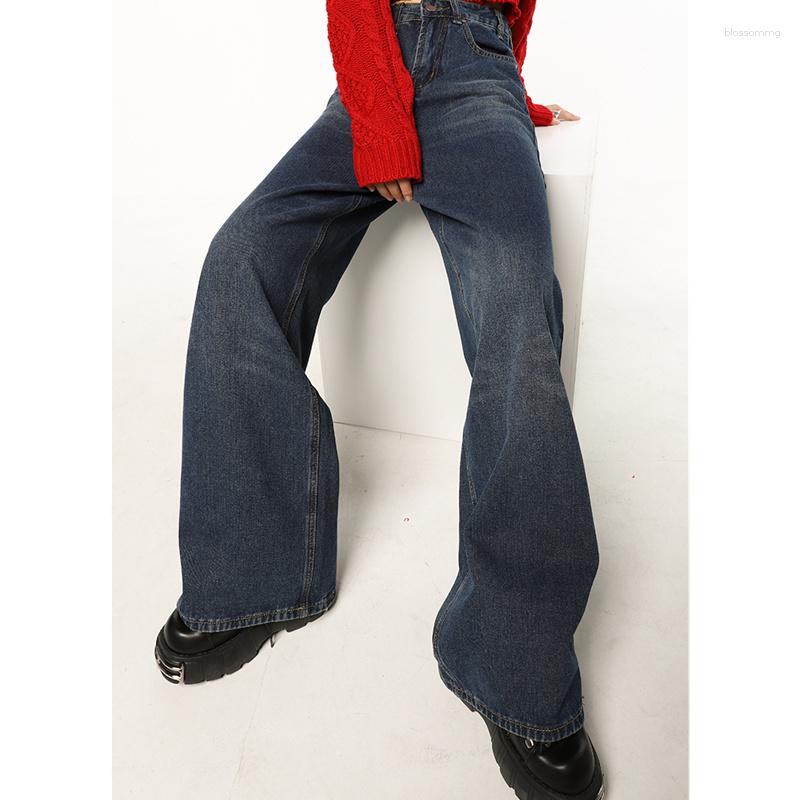 Women' Jeans 2023 Blue Womens High Waist Vintage Loose Denim Pants Streetwear American Style Fashion Oversize Female Wide Leg
Women' Jeans 2023 Blue Womens High Waist Vintage Loose Denim Pants Streetwear American Style Fashion Oversize Female Wide Leg