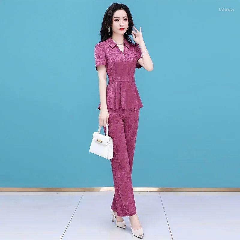Women's Two Piece Pants 2 Women Casual Set Loose Suit Short Sleeve Tshirt Wide Leg And Long Pant Pantalon Large Vetement Femme Q109, Rose
Women's Two Piece Pants 2 Women Casual Set Loose Suit Short Sleeve Tshirt Wide Leg And Long Pant Pantalon Large Vetement Femme Q109, Rose