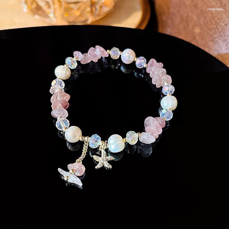 Link Bracelets Copper Plated Real Gold Starfish Microinlaid Pearl Bracelet Female Ins Tide Geometry Temperament String
Link Bracelets Copper Plated Real Gold Starfish Microinlaid Pearl Bracelet Female Ins Tide Geometry Temperament String