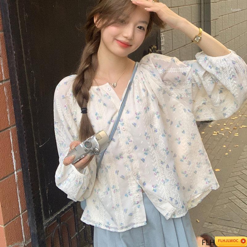 Women's Blouses Loose Cute Sweet Tops 2023 Women Thin Transparent Casual Japan Preppy Style Floral Print Retro Vintage Button Shirts, Cute top
Women's Blouses Loose Cute Sweet Tops 2023 Women Thin Transparent Casual Japan Preppy Style Floral Print Retro Vintage Button Shirts, Cute top