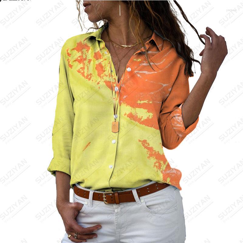 Women's Blouses 2023 3D Printing Spring Loose Harajuku Women's Button Long Sleeve V-Neck Shirt American Tie Dyed Agate Top Plus Size, Cxxx1533fe
Women's Blouses 2023 3D Printing Spring Loose Harajuku Women's Button Long Sleeve V-Neck Shirt American Tie Dyed Agate Top Plus Size, Cxxx1533fe