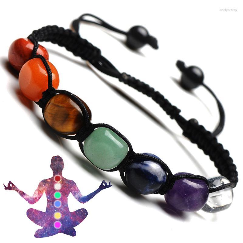 Strand 7 Chakra Reiki Healing Crystals Stretch Bracelet Natural Gemstone Energy Balancing Yoga Beads For Women Braided Rope
Strand 7 Chakra Reiki Healing Crystals Stretch Bracelet Natural Gemstone Energy Balancing Yoga Beads For Women Braided Rope