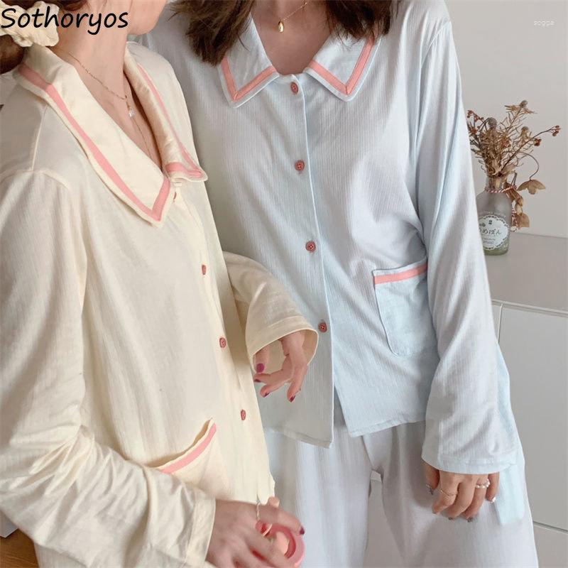 Women' Sleepwear Pajama Sets Women Student Arrival Lovely Aesthetic Turn Down Dollar Trendy Autumn Basic Tender Casual Nightwear, 8393 blue
Women' Sleepwear Pajama Sets Women Student Arrival Lovely Aesthetic Turn Down Dollar Trendy Autumn Basic Tender Casual Nightwear, 8393 blue