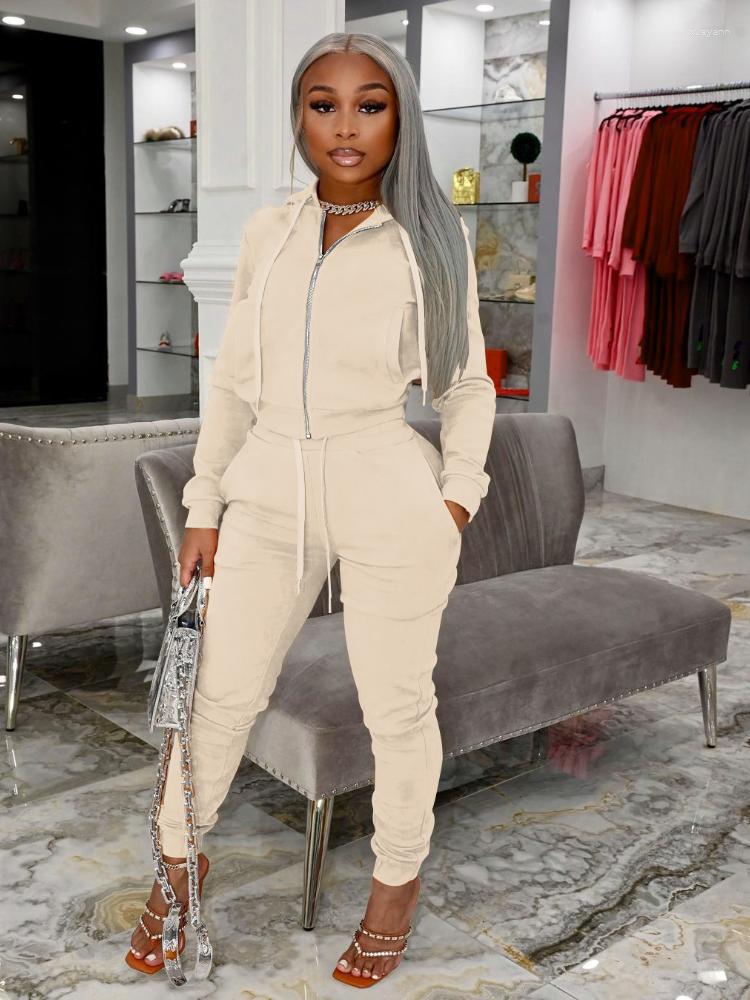 Women's Two Piece Pants Women's Winter Suede Thicked Hooded 2 Set Casual Solid Sporty Tracksuits 2023 Fall Long Coat Trouser Matching, Black 
Women's Two Piece Pants Women's Winter Suede Thicked Hooded 2 Set Casual Solid Sporty Tracksuits 2023 Fall Long Coat Trouser Matching, Black