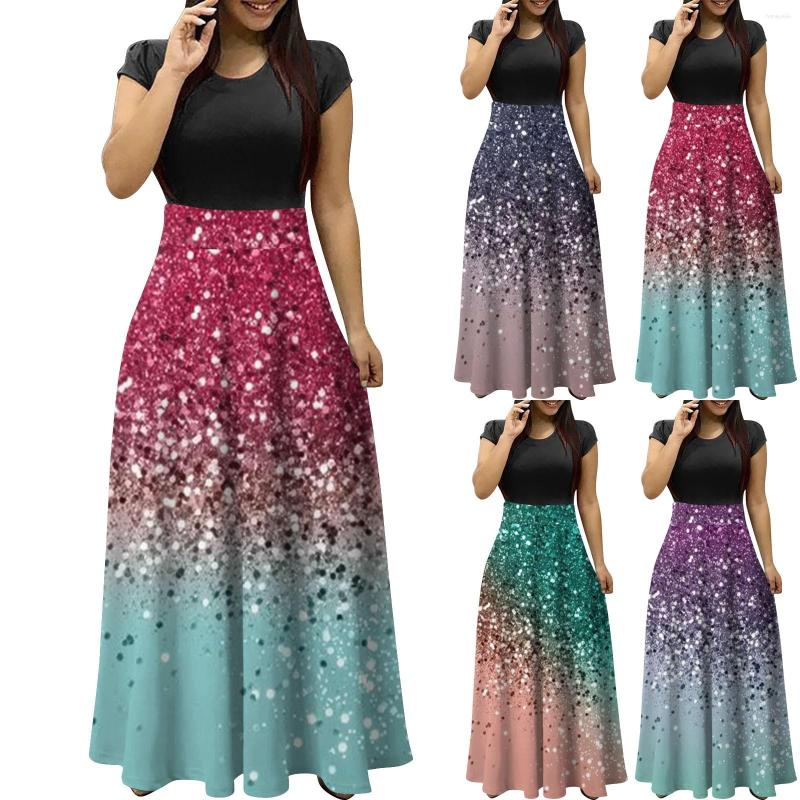 Casual Dresses Summer For Women 2023 Fashion Floral Print Round Neck Short-Sleeved Large Size, Hot pink
Casual Dresses Summer For Women 2023 Fashion Floral Print Round Neck Short-Sleeved Large Size, Hot pink