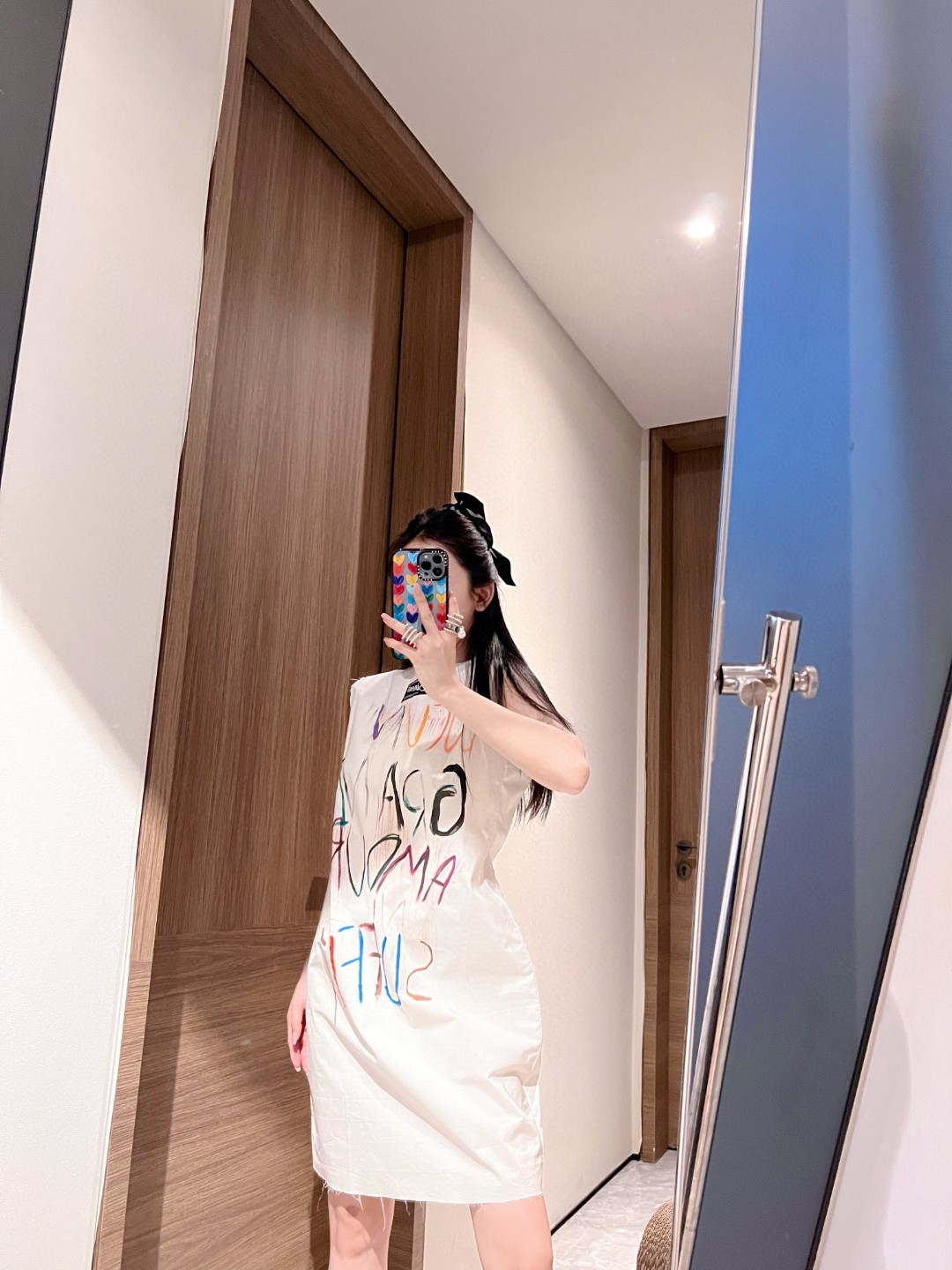 Raf style S1mons dress print graffiti sleeveless dress designer clothing women 2023 spring and summer loose casual dress group, Multi
Raf style S1mons dress print graffiti sleeveless dress designer clothing women 2023 spring and summer loose casual dress group, Multi