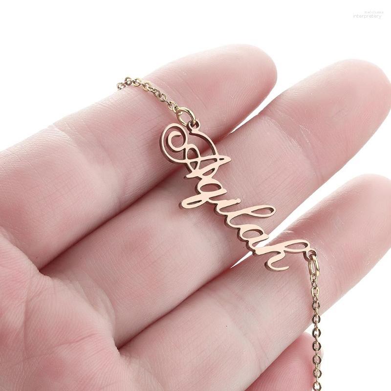 Link Bracelets Nedar Custom Name Bracelet For Women Stainless Steel Jewelry Female Personalized Customized Nameplate Letter Ankle Bangles
Link Bracelets Nedar Custom Name Bracelet For Women Stainless Steel Jewelry Female Personalized Customized Nameplate Letter Ankle Bangles