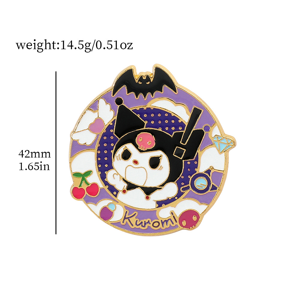 kuromi melody brooch Cute Anime Movies Games Hard Enamel Pins Collect Cartoon Brooch Backpack Hat Bag Collar Lapel Badges, Color #1
kuromi melody brooch Cute Anime Movies Games Hard Enamel Pins Collect Cartoon Brooch Backpack Hat Bag Collar Lapel Badges, Color #1