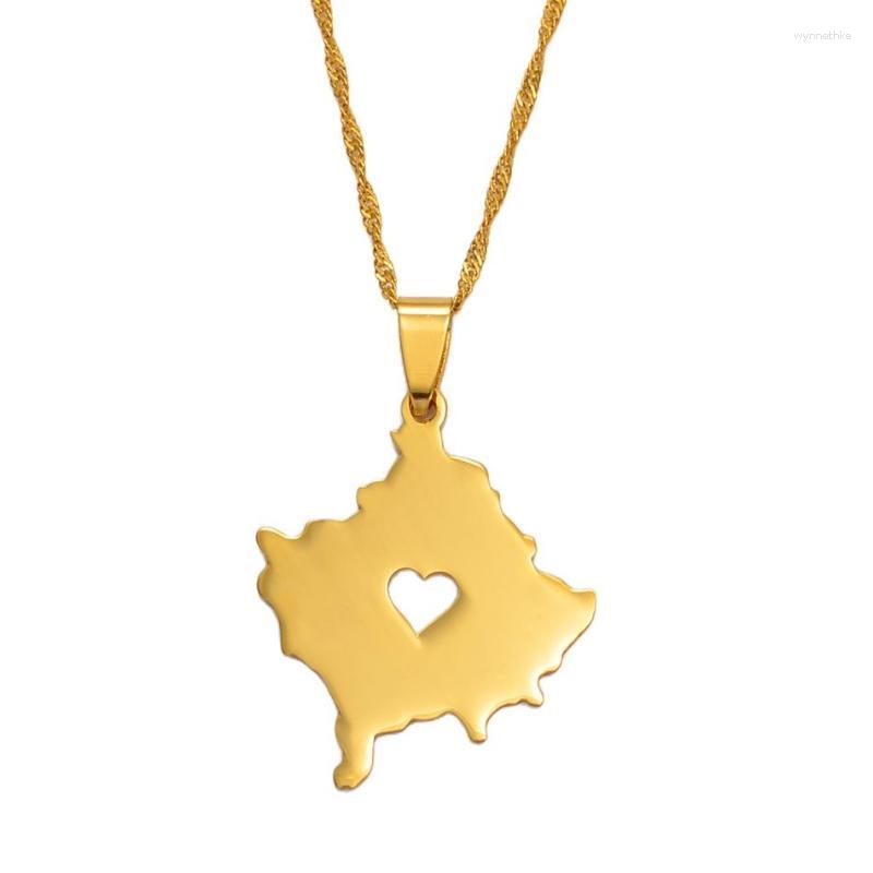 Pendant Necklaces Anniyo Heart Kosovo Necklace Gold Color Jewelry Kosoves Jewellery #003121Pendant
Pendant Necklaces Anniyo Heart Kosovo Necklace Gold Color Jewelry Kosoves Jewellery #003121Pendant