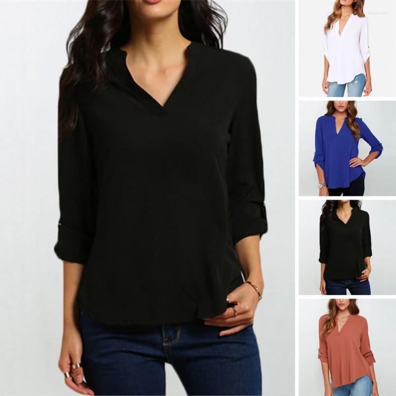 Women's Blouses Stylish Summer Shirt Quick Dry Low-cut V Neck Plus Size Mid Length Blouse Women Top Daily Wear, Black
Women's Blouses Stylish Summer Shirt Quick Dry Low-cut V Neck Plus Size Mid Length Blouse Women Top Daily Wear, Black