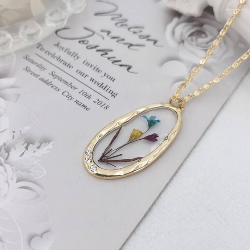Pendant Necklaces Jewelry Natural Dry Flower Necklace Star Transparent Circular Sweater Chain Retro Items 1301
Pendant Necklaces Jewelry Natural Dry Flower Necklace Star Transparent Circular Sweater Chain Retro Items 1301
