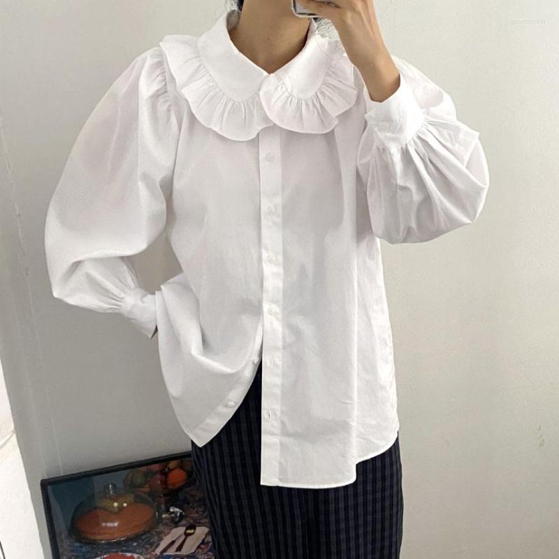 Women's Blouses Puff Sleeve Women Full Turn-don Collar Casual Solid Loose Shirts 2023 Autumn Spring Female Ladies T524A, Khaki
Women's Blouses Puff Sleeve Women Full Turn-don Collar Casual Solid Loose Shirts 2023 Autumn Spring Female Ladies T524A, Khaki