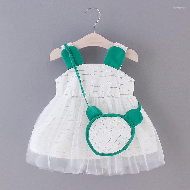 Girl Dresses Cute Girls' Mesh Gauze Suspender Dress Children's Fresh Printed Princess With Bear Bag, Black
Girl Dresses Cute Girls' Mesh Gauze Suspender Dress Children's Fresh Printed Princess With Bear Bag, Black